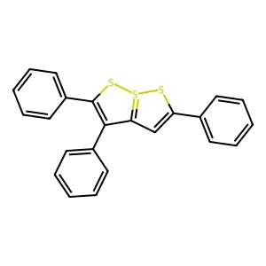 1,6,6aIVS-Trithiapentalene, 2,3,5-triphenyl- structure