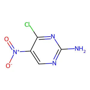 4-氯-5-硝基嘧啶-2-胺 structure