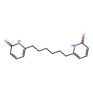 6-[6-(6-oxo-1H-pyridin-2-yl)hexyl]-1H-pyridin-2-one structure