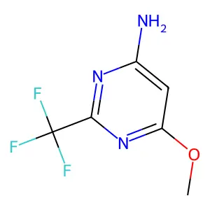 6-Methoxy-2-(trifluoromethyl)pyrimidin-4-amine structure