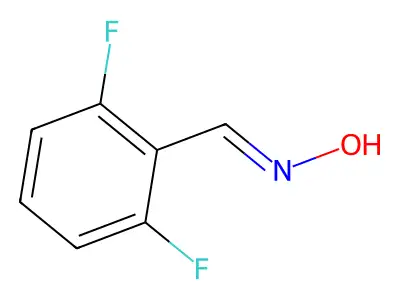 N-[(2,6-difluorophenyl)methylidene]hydroxylamine structure