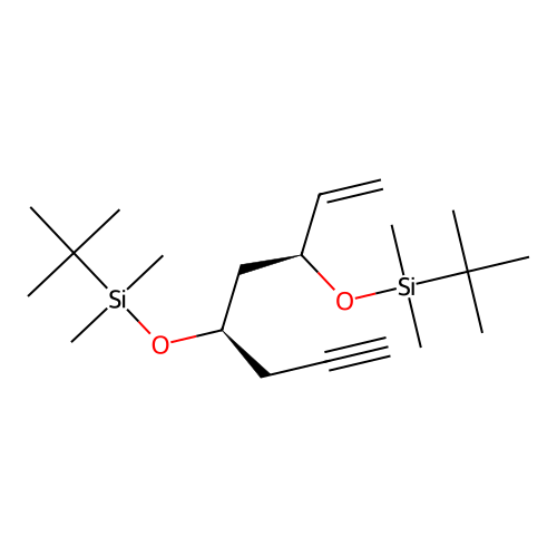 (3S,5R)-3,5-Bis(tert-butyldimethylsilyloxy)-1-octen-7-yne structure