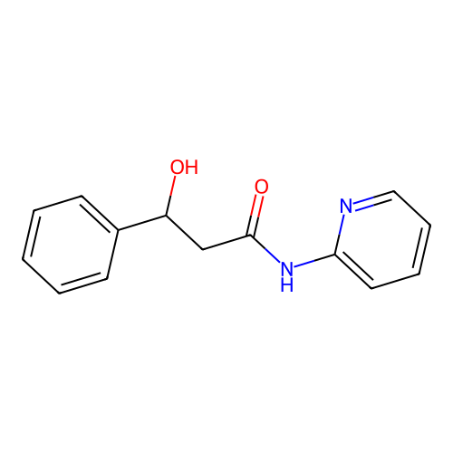 3-羟基-3-苯基-N-(吡啶-2-基)丙酰胺 structure