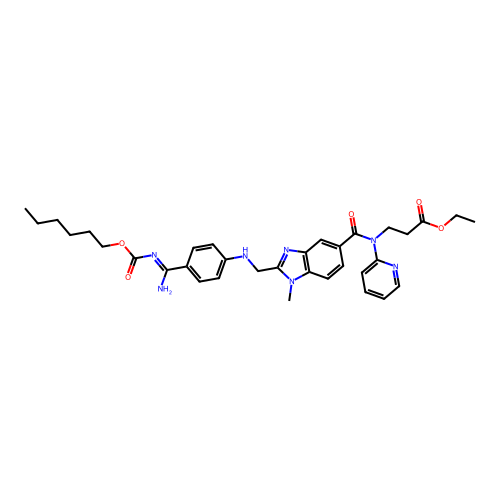 Dabigatran etexilate structure