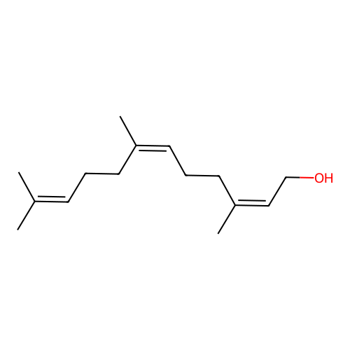 Farnesol, (2Z,6Z)- structure