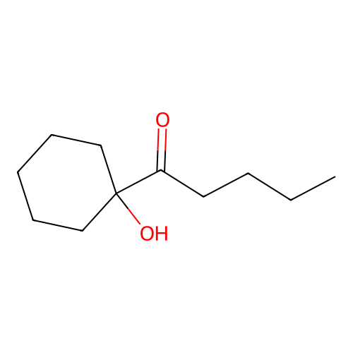 1-(1-Hydroxycyclohexyl)pentan-1-one structure