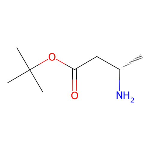 tert-butyl (3S)-3-aminobutanoate structure