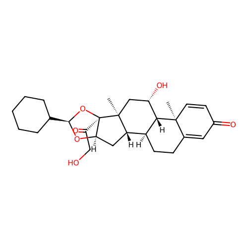 Desisobutyryl-ciclesonide structure