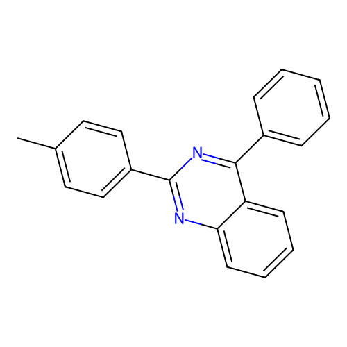 Quinazoline, 2-(4-methylphenyl)-4-phenyl- structure