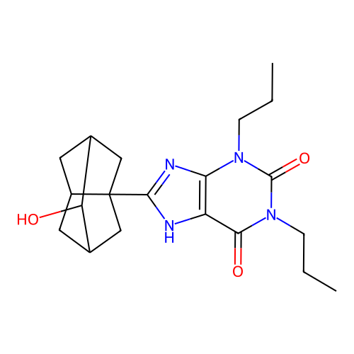 Rolofylline metabolite M1-cis structure