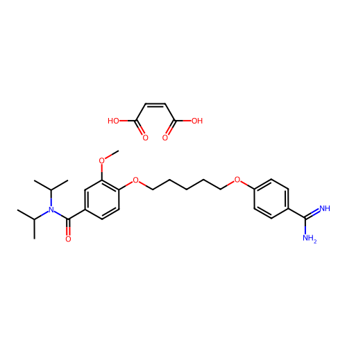 Moxilubant Maleate structure