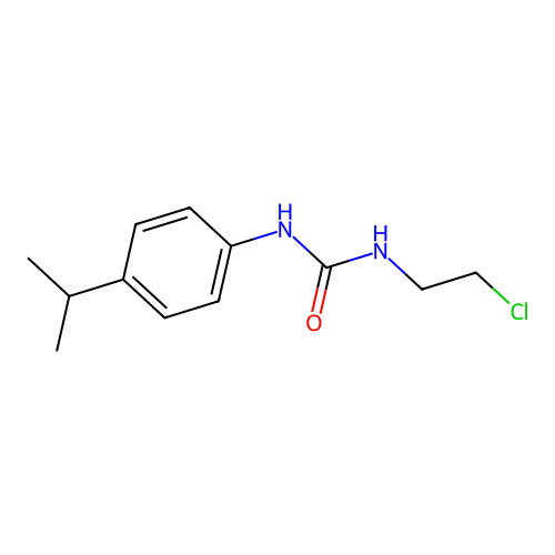 1-(2-Chloroethyl)-3-(4-propan-2-ylphenyl)urea structure