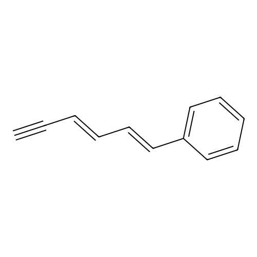 Hexa-1,3-dien-5-ynylbenzene structure