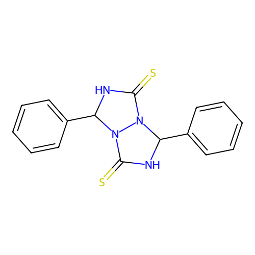 3,7-Diphenyl-3H,7H-[1,2,4]triazolo[1,2-a][1,2,4]triazole-1,5-dithiol structure