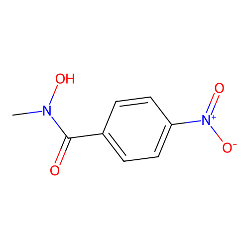 Benzamide, N-hydroxy-N-methyl-4-nitro- structure