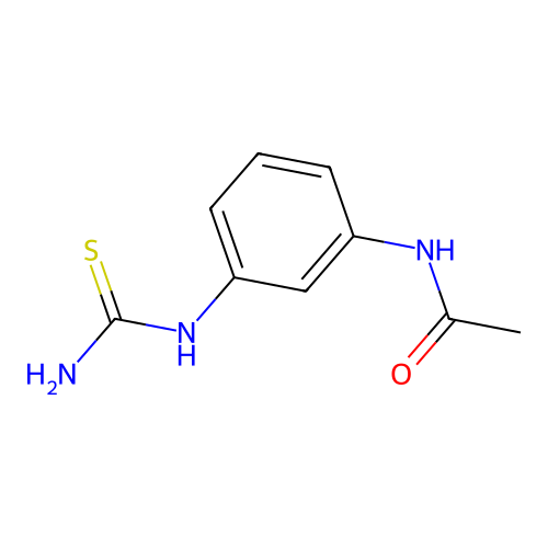 N-[3-(carbamothioylamino)phenyl]acetamide structure