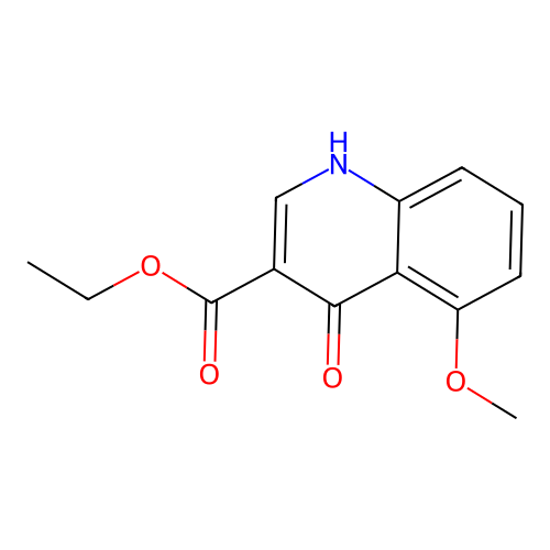 Ethyl 5-methoxy-4-oxo-1,4-dihydroquinoline-3-carboxylate structure