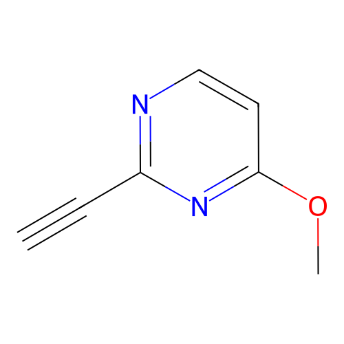2-Ethynyl-4-methoxypyrimidine structure