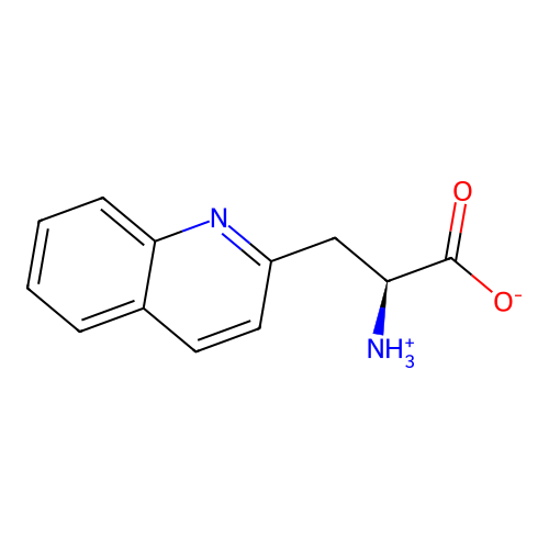 3-(2'-Quinolyl)-D-alanine structure