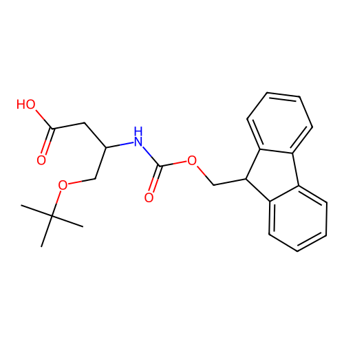 Fmoc-beta-Homoser(tBu)-OH structure