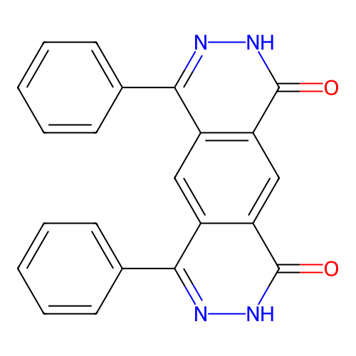 4,6-diphenylpyridazino[4,5-g]phthalazine-1,9(2H,8H)-dione structure