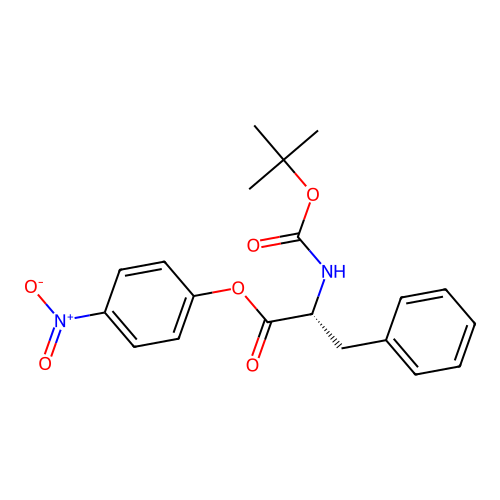 Boc-D-Phe-ONp structure