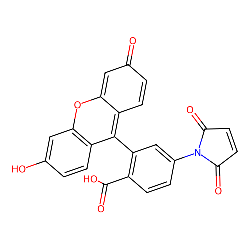 Fluorescein 6-Maleimide structure