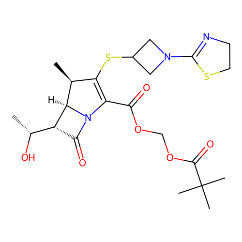 Tebipenem Pivoxil structure