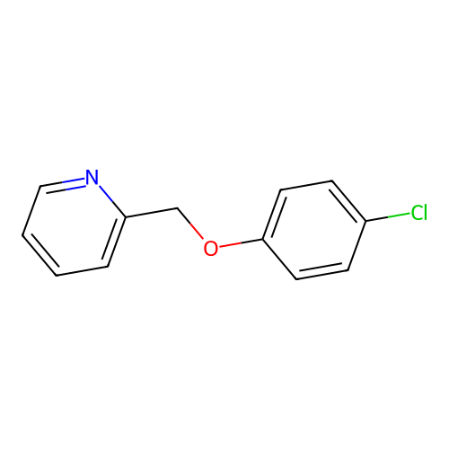 2-[(4-Chlorophenoxy)methyl]pyridine structure