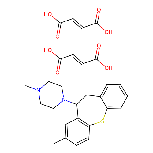Meperathiepin dimaleate structure