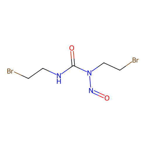 1,3-Bis(2-bromoethyl)-1-nitrosourea structure