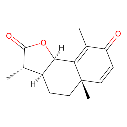 6,11-alpha(H)-Santonin structure