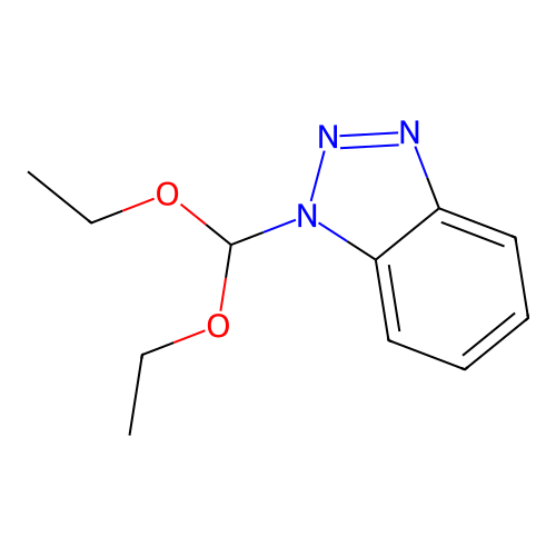 1-(Diethoxymethyl)benzotriazole structure