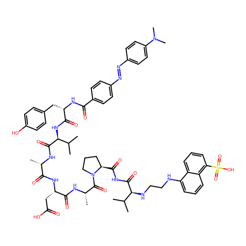 Dabcyl-ice-edans structure