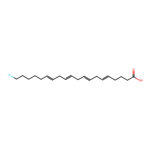 20-Fluoroarachidonic acid structure