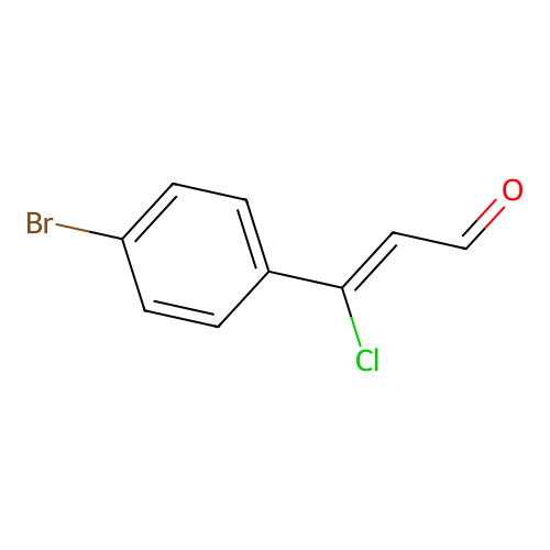 Cinnamaldehyde, p-bromo-beta-chloro- structure