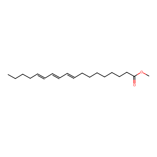 Methyl beta-eleostearate structure