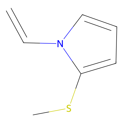 2-Methylthio-1-vinylpyrrole structure