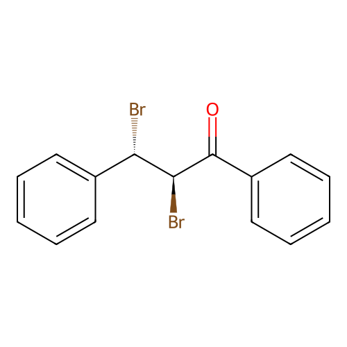 Chalcone dibromide structure
