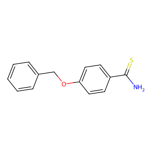 4-Benzyloxy-thiobenzamide structure