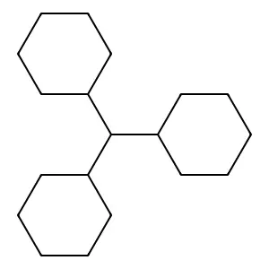 Tricyclohexylmethane structure