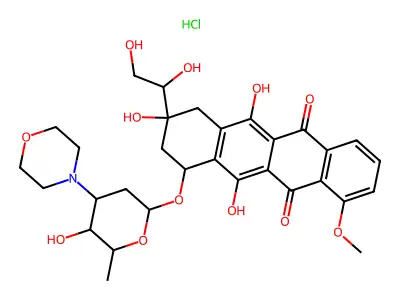 C31H37NO12.ClH structure