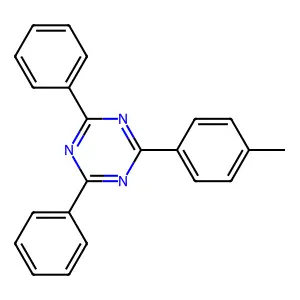 2,4-Diphenyl-6-(p-tolyl)-1,3,5-triazine structure