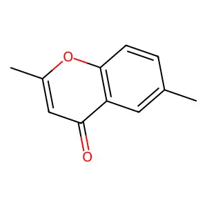 2,6-Dimethyl-4H-1-benzopyran-4-one structure