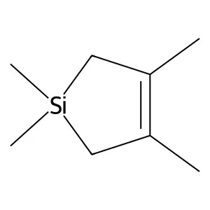 Silacyclopent-3-ene, 1,1,3,4-tetramethyl- structure