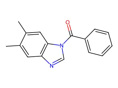 1H-Benzimidazole, 1-benzoyl-5,6-dimethyl- structure