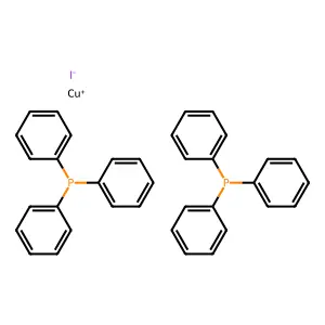 碘代双(三苯基膦)铜 structure