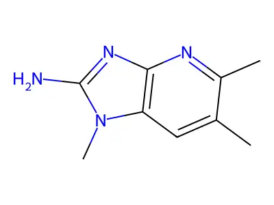 1,5,6-Trimethyl-1H-imidazo[4,5-b]pyridin-2-amine structure