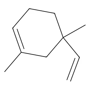 Cyclohexene, 5-ethenyl-1,5-dimethyl structure