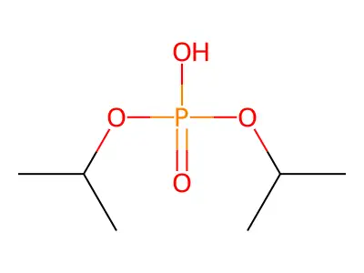 二异丙基磷酸酯 structure